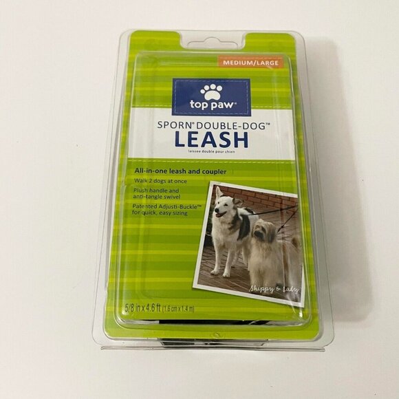 Top Paw Sporn Double Dog Leash Medium/Large - Picture 13 of 16